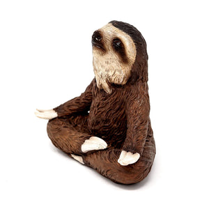Meditating Sloth, Yoga Sloth, Yoga Animal, Min Sloth, Miniature Sloth, Fairy Garden Sloth, Fairy Garden - Mini Fairy Garden World