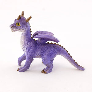 Mini Purple Dragon, Fairy Garden, Mini Dragon, Miniature Dragon - Mini Fairy Garden World