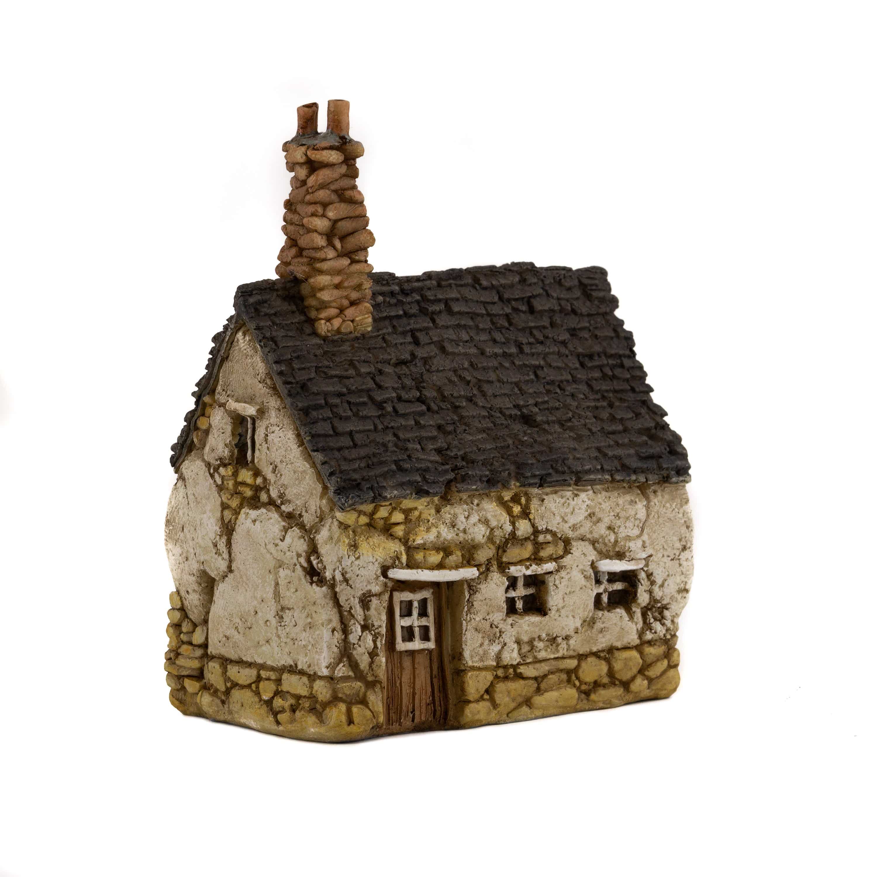 Miniature Chimney House, Fairy Garden, Fairy House, Mini Cottage - Mini Fairy Garden World