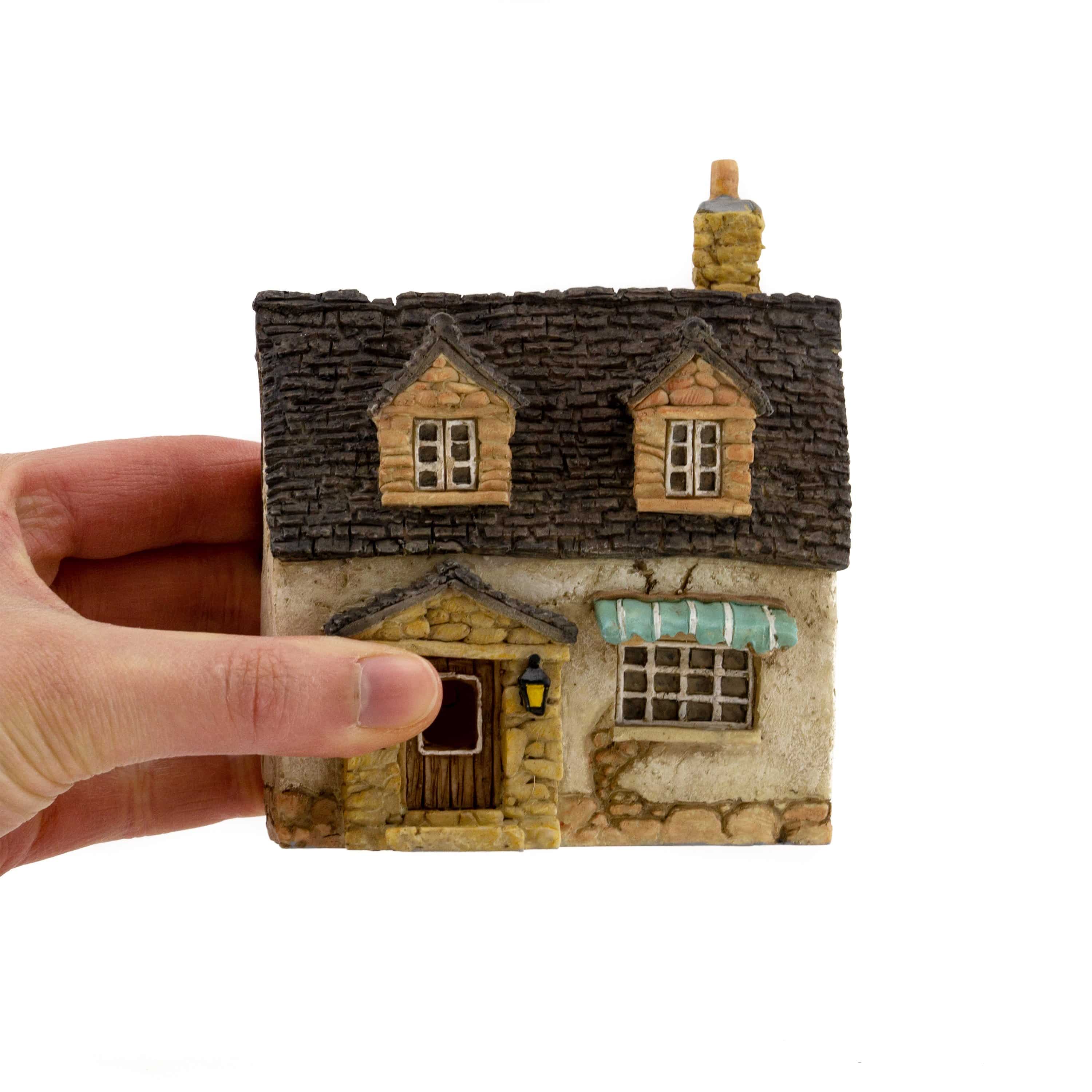 Miniature House with Awning, Fairy Garden, Fairy House, Mini House - Mini Fairy Garden World
