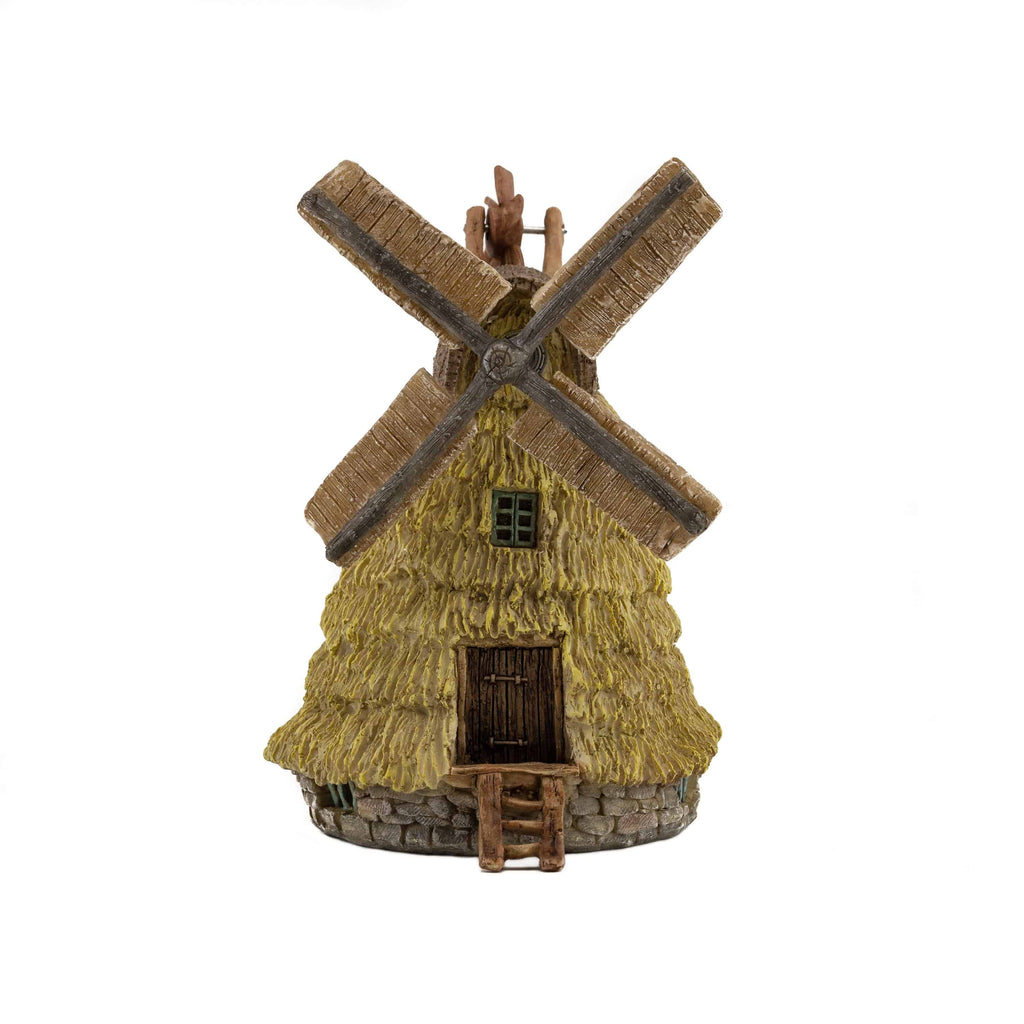 Miniature Straw Windmill, Fairy Garden Windmill, Mini Windmill