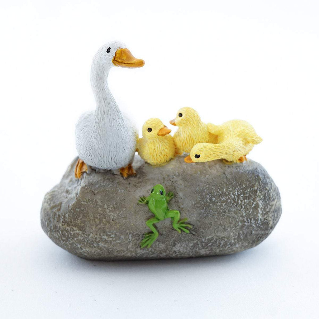 Mother Duck And Ducklings, Fairy Garden, Miniature Ducks, Garden Ducks - Mini Fairy Garden World