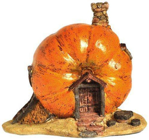 Pumpkin Fairy House, Fairy Garden, Mini Fairy Home, Fairy Cottage - Mini Fairy Garden World