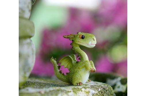 Ready to Fly Dragon, Fairy Garden, Mini Dragon, Miniature Dragon, Fairy Garden Dragon - Mini Fairy Garden World