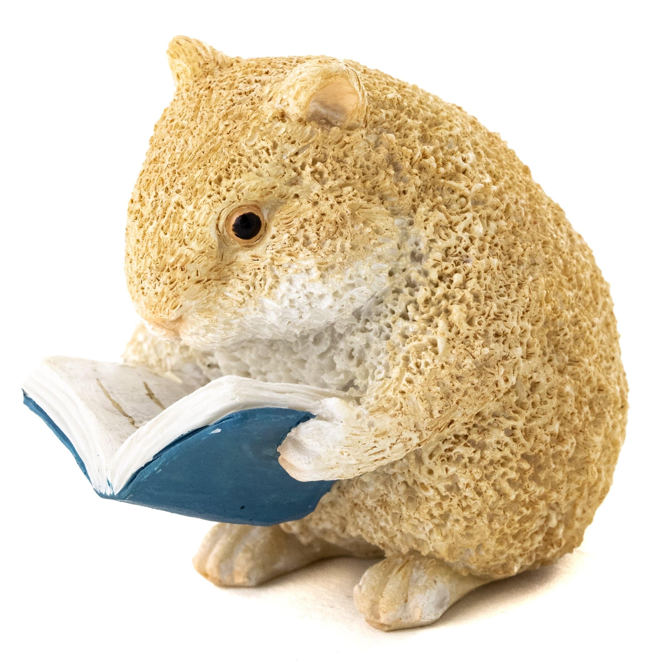 Mini Reading Hamster, Miniature Hamster, Fairy Garden Hamster - Mini Fairy Garden World