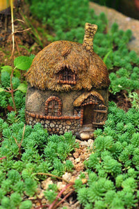 Thatched Roof Fairy House, Micro Mini Fairy House - Mini Fairy Garden World