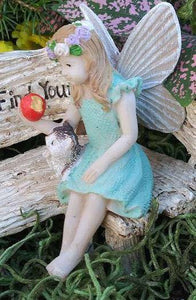 Fairy Aubrey, Fairy Garden Fairy, Miniature Fairy - Mini Fairy Garden World